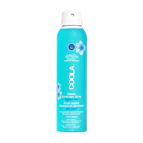 COOLA - Classic Body Spray Fragrance-Free SPF 50 177 ml.